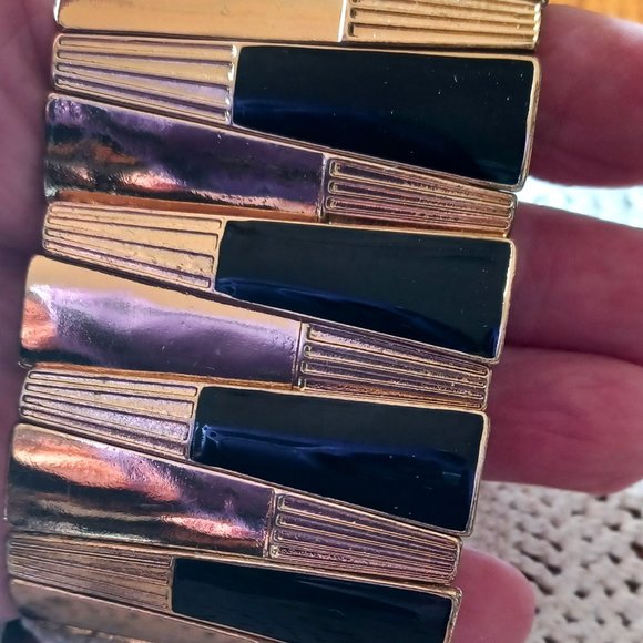 MCM Stretch Cuff Bracelet - Picture 3 of 5